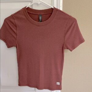 Vuori cropped ribbed t shirt - XS